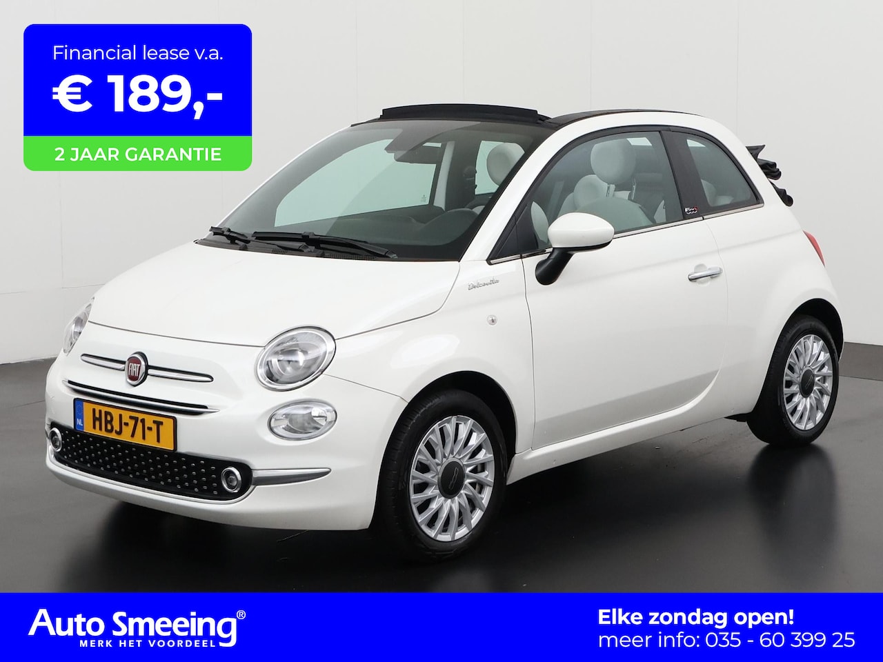 Fiat 500 C - 1.0 Hybrid Sport | Apple/Android Carplay | Parkeersensor | Zondag Open! - AutoWereld.nl