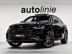 Audi Q8 - 55 TFSI e quattro 3x S-Line. BTW, Luchtv, Pano, HUD, Keyless, Leder, Matrix, Camera, 22'',