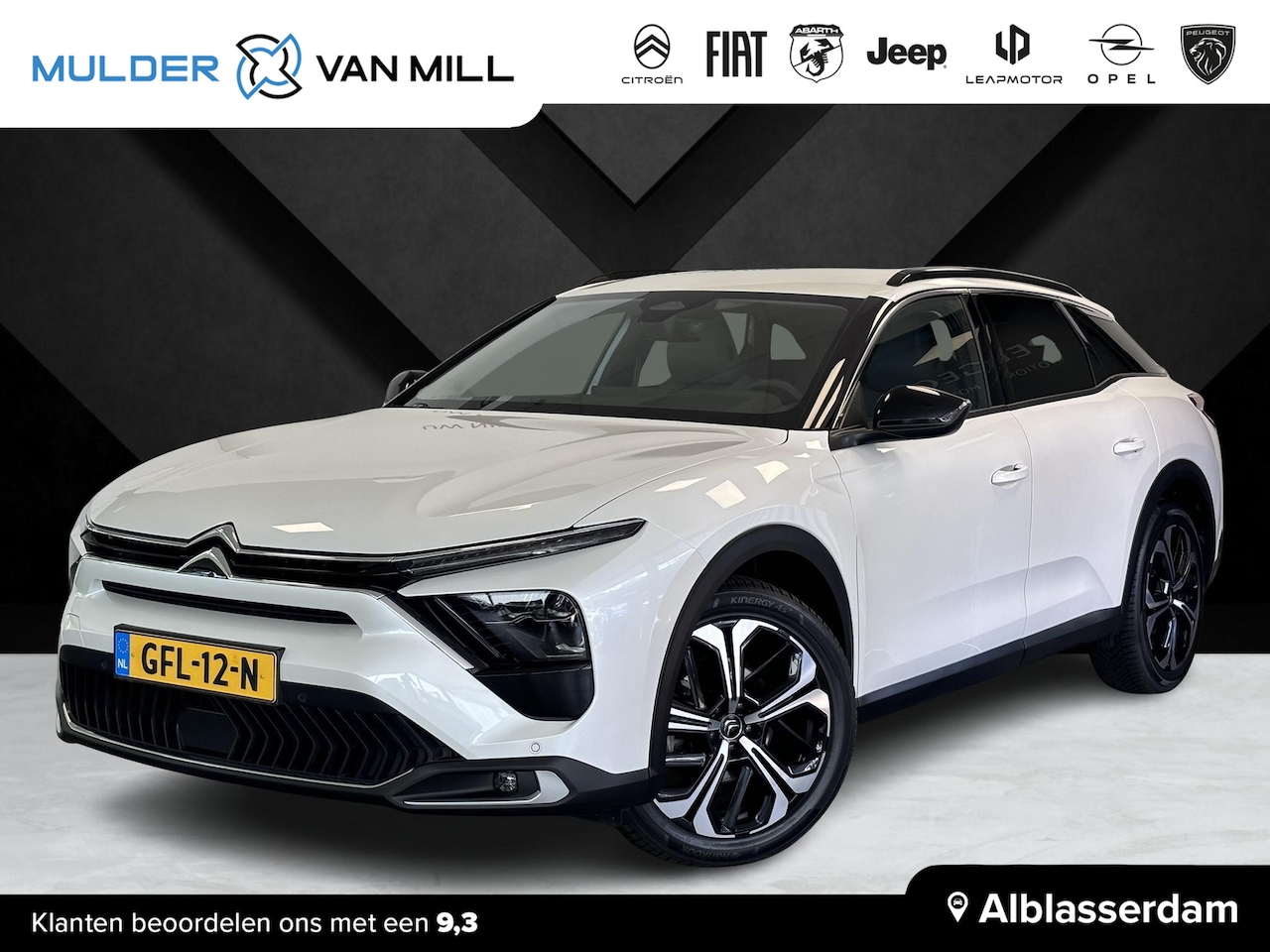 Citroën C5 X - Shine 1.2 PureTech 130pk EAT8 AUTOMAAT | NAVI | LEDER | DAKRAILS | ADAPTIVE CRUISE | KEYLE - AutoWereld.nl