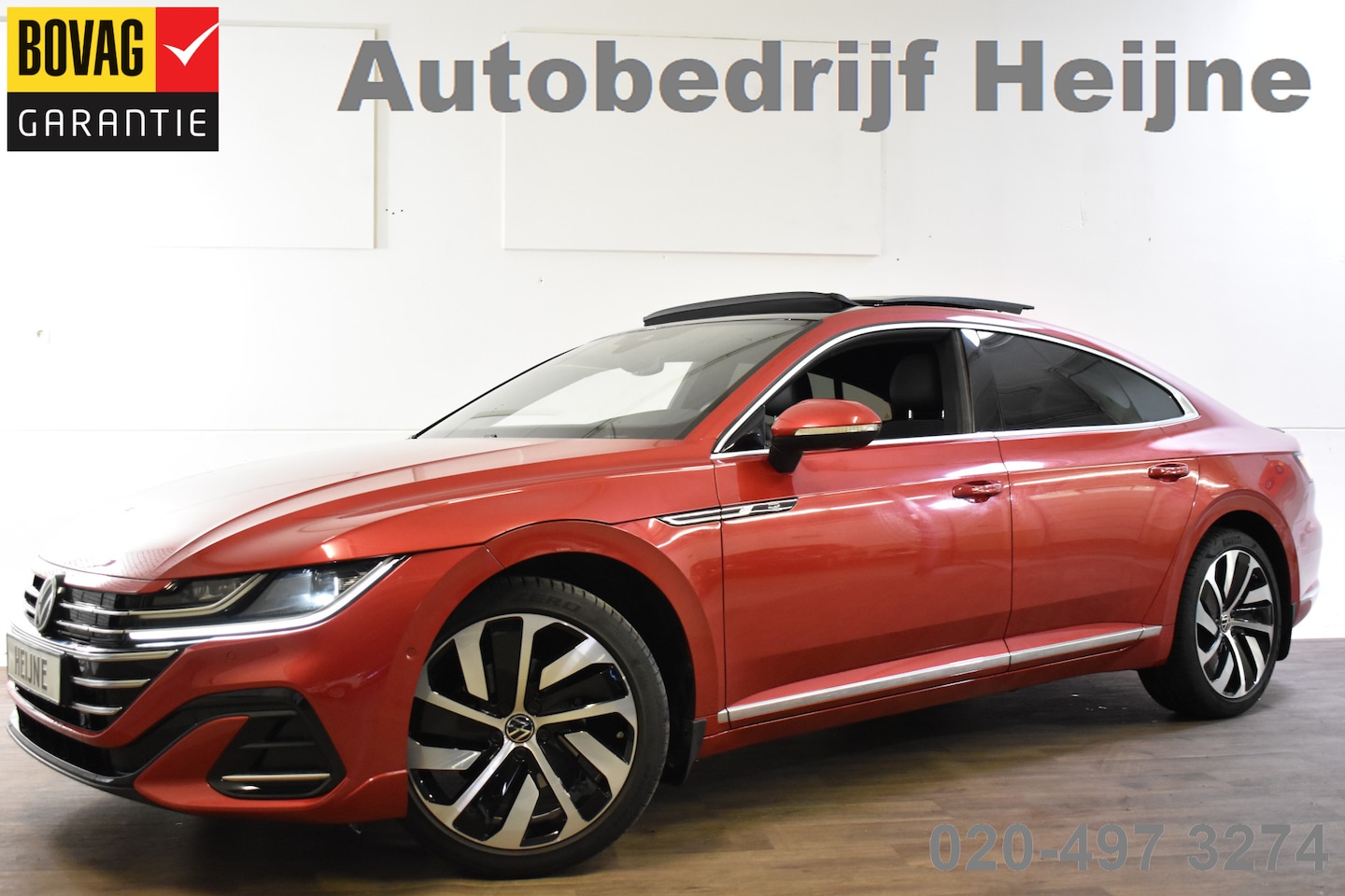 Volkswagen Arteon - 1.4 TSI eHybrid R-LINE BUSINESS + LEDER/VIRTUAL/PANORAMADAK - AutoWereld.nl