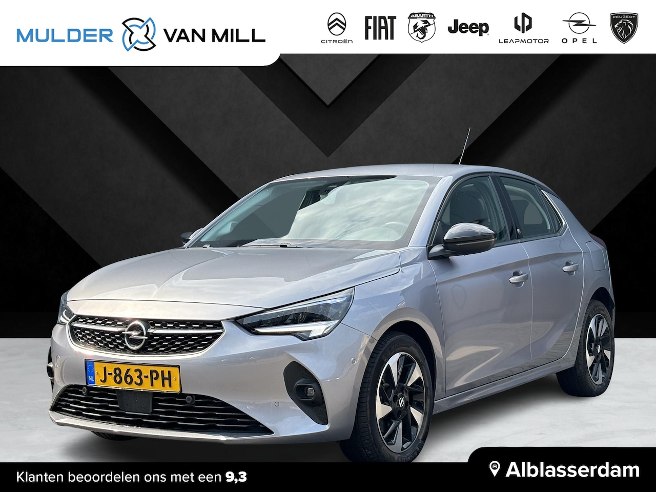 Opel Corsa-e - Elegance EV 3-FASEN 50kWh 136pk |11 KW BOORDLADER|PREMIUM PACK|180° CAMERA+SENSOREN|NAVI P - AutoWereld.nl