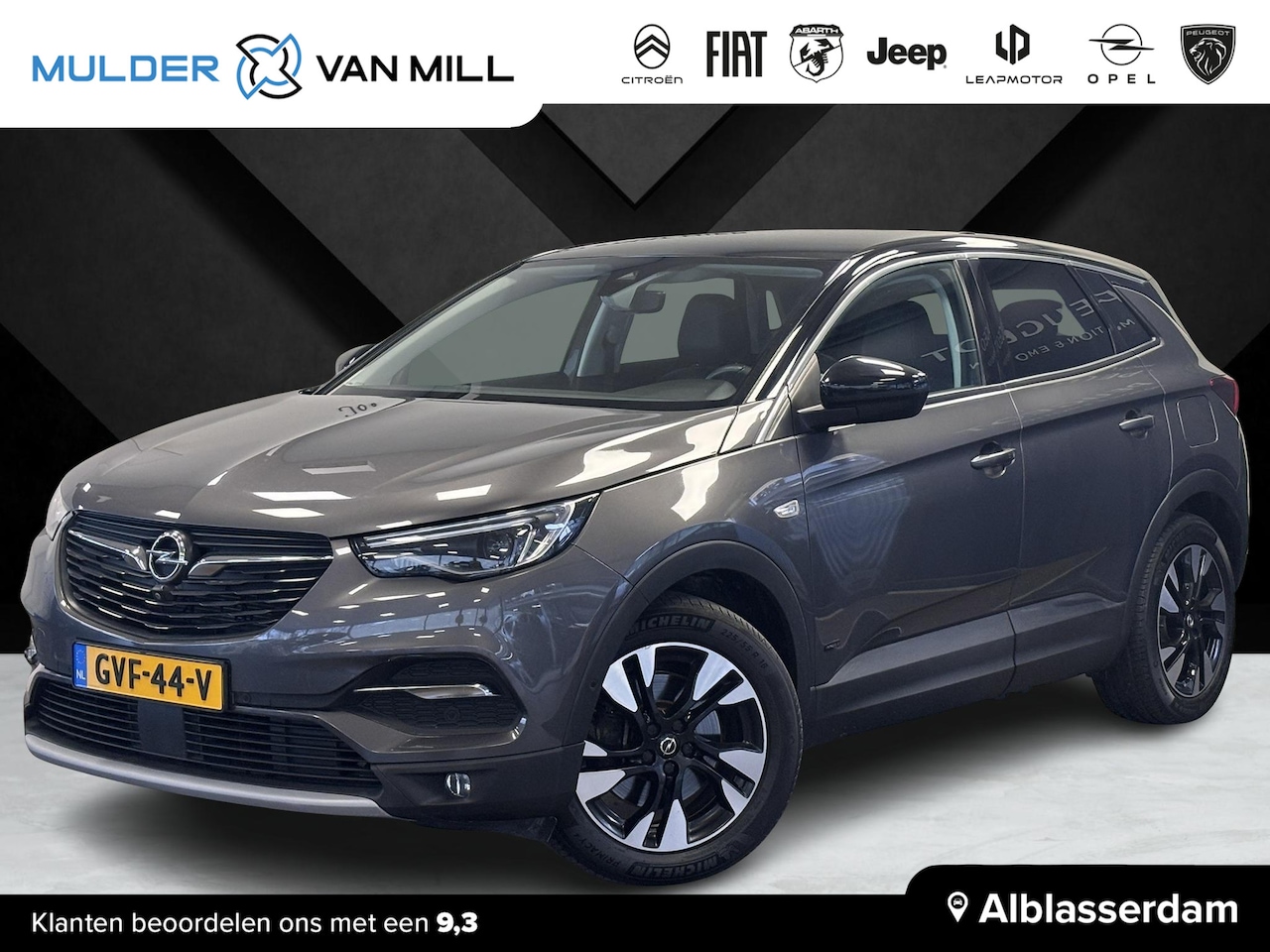 Opel Grandland X - 1.6 Turbo HYbrid4 300 pk 4x4 Elegance |AGR-COMFORTSTOEL|KEYLESS ENTRY|360° CAMERA|ELEK. AC - AutoWereld.nl