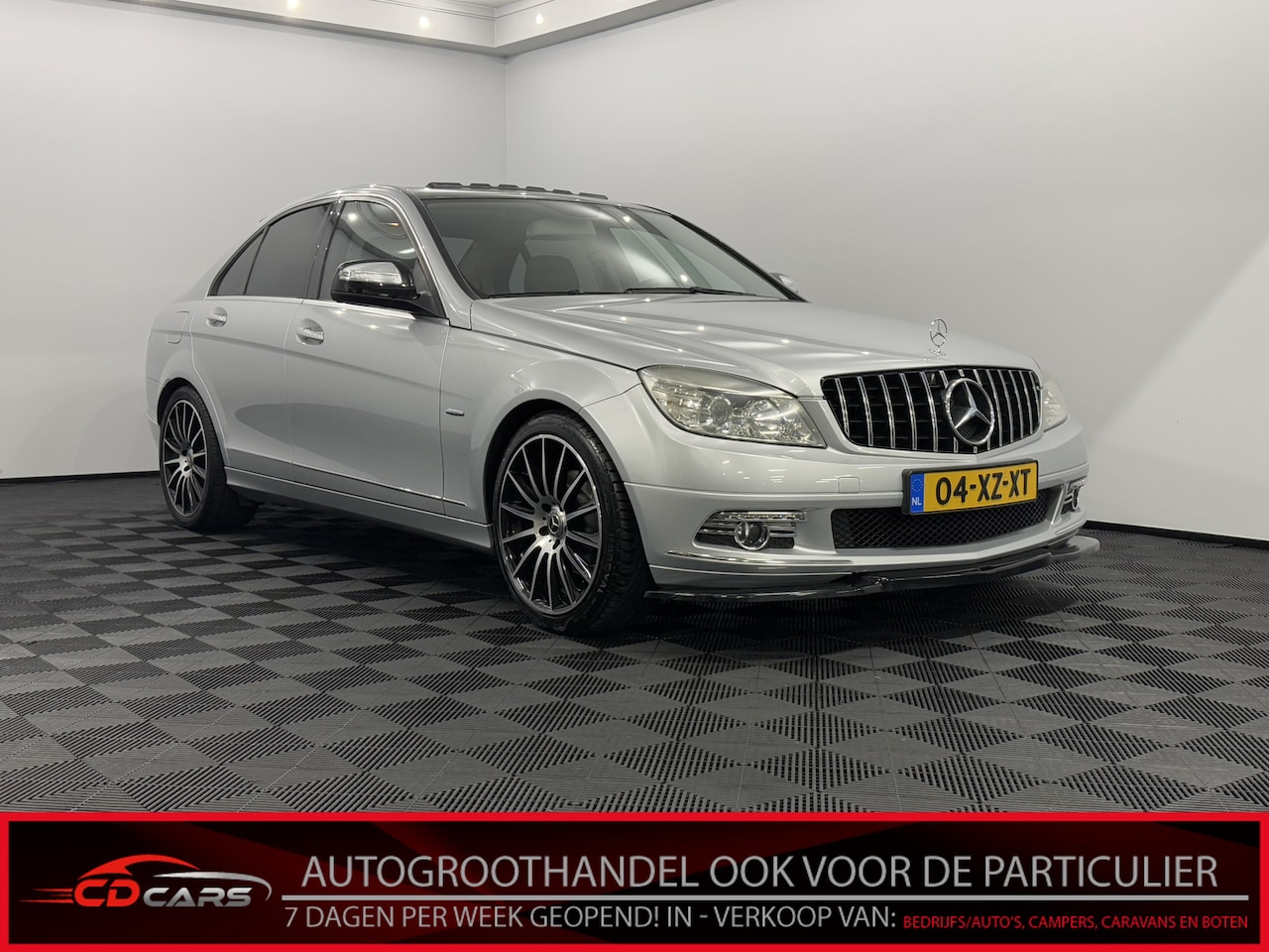 Mercedes-Benz C-klasse - 200 K Avantgarde Schuifdak, Half leder, Navi, Parkeersensoren,  Clima, Cruise control, Ele - AutoWereld.nl