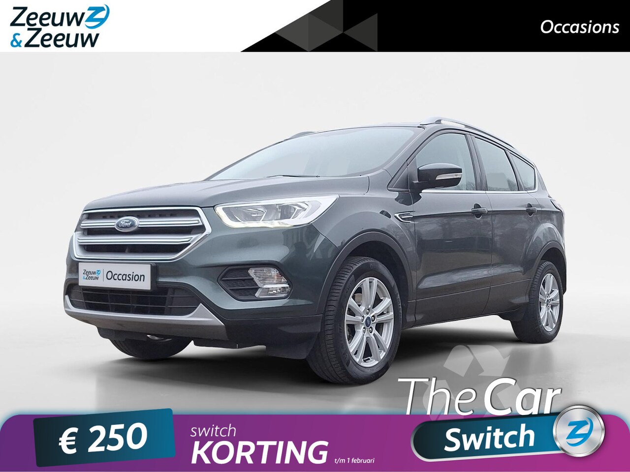 Ford Kuga - 1.5 EcoBoost Trend Ultimate | 150PK | Trekhaak | Camera | Voorruitverwarming | 2000kg Trek - AutoWereld.nl