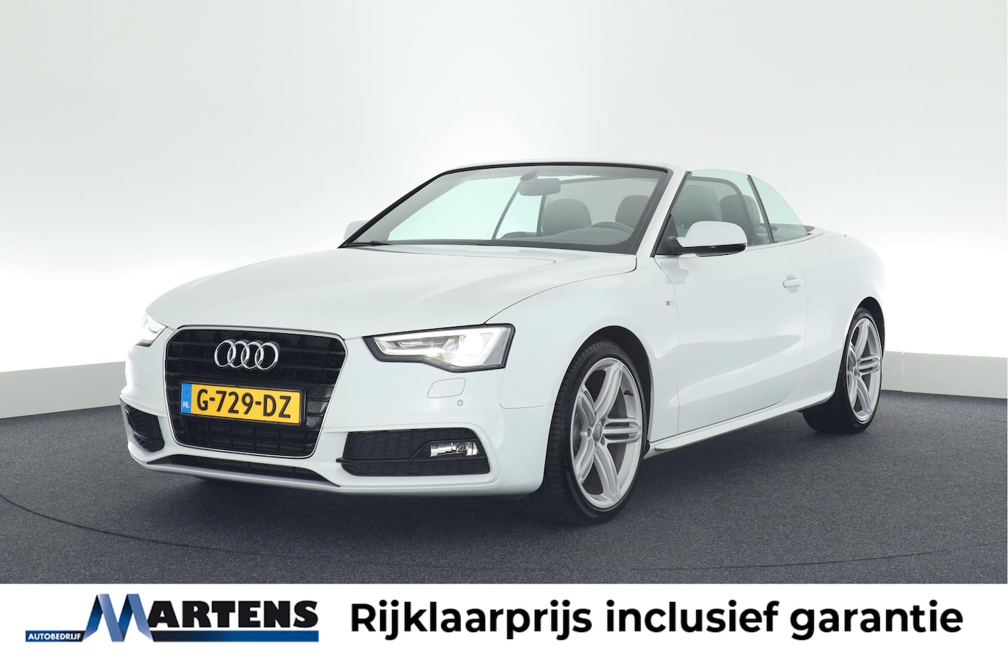 Audi A5 Cabriolet - 1.8 TFSI 170pk Aut. S-Line Nekverwarming Keyless Xenon B&O Navigatie Stoelventilatie - AutoWereld.nl