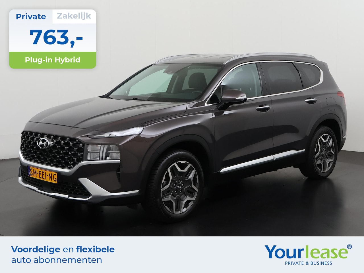 Hyundai Santa Fe - 1.6 T-GDI PHEV Premium 7 persoons | All-in 763,- Private Lease | Zondag Open! - AutoWereld.nl