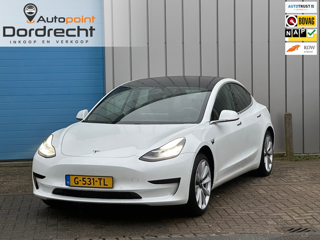 Tesla Model 3 - Standard RWD Plus 60 kWh AUTOPILOT PANO LEER 1 EIG - AutoWereld.nl