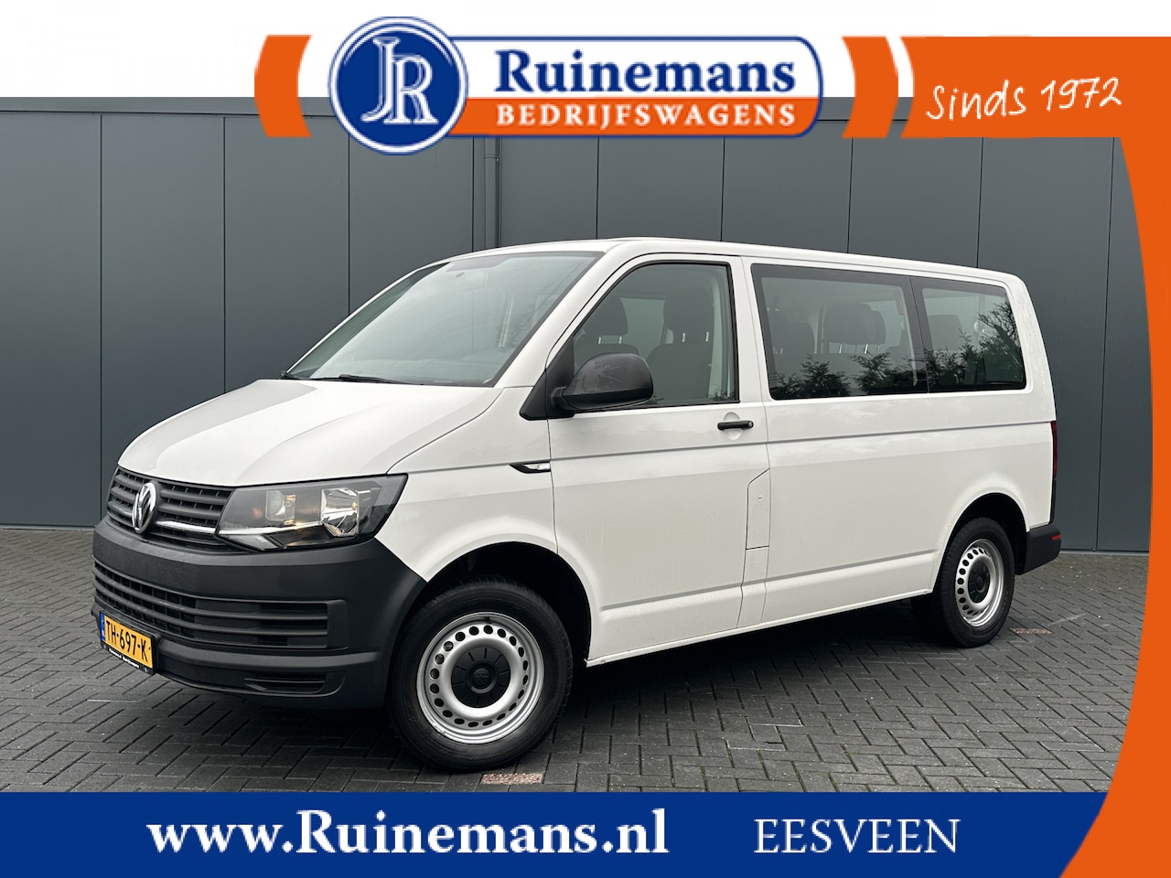 Volkswagen Transporter Kombi - 2.0 TDI EURO 6 / / 9 PERSOONS / PRIJS EXL BTW * BPM VRIJ * / AIRCO / NETTE PERSONENBUS - AutoWereld.nl