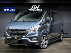 Ford Transit Custom - 300 2.0 TDCI L2H1 Limited DC 170 PK | L+R Schuifdeur | Camera | Navigatie | CarPlay | Rapt