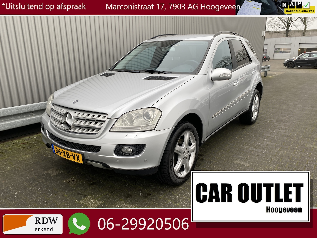 Mercedes-Benz M-klasse - 320 CDI Zeer nette M320, 2007 geïmporteerd, Historie bekend, Vol! geleverd met Nieuwe APK - AutoWereld.nl