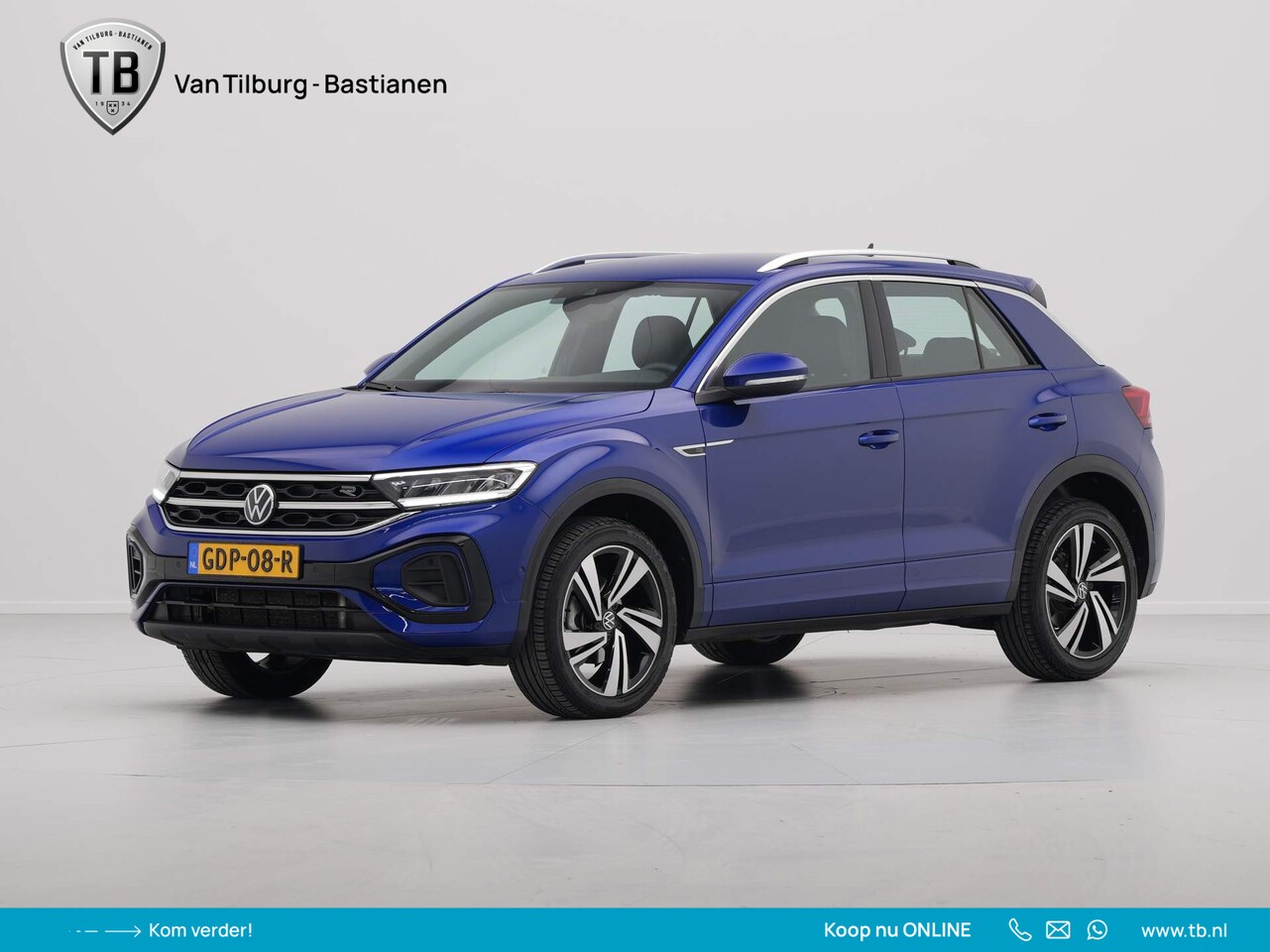 Volkswagen T-Roc - 1.5 TSI 150pk DSG R-Line Navi via App Pdc Clima Led - AutoWereld.nl