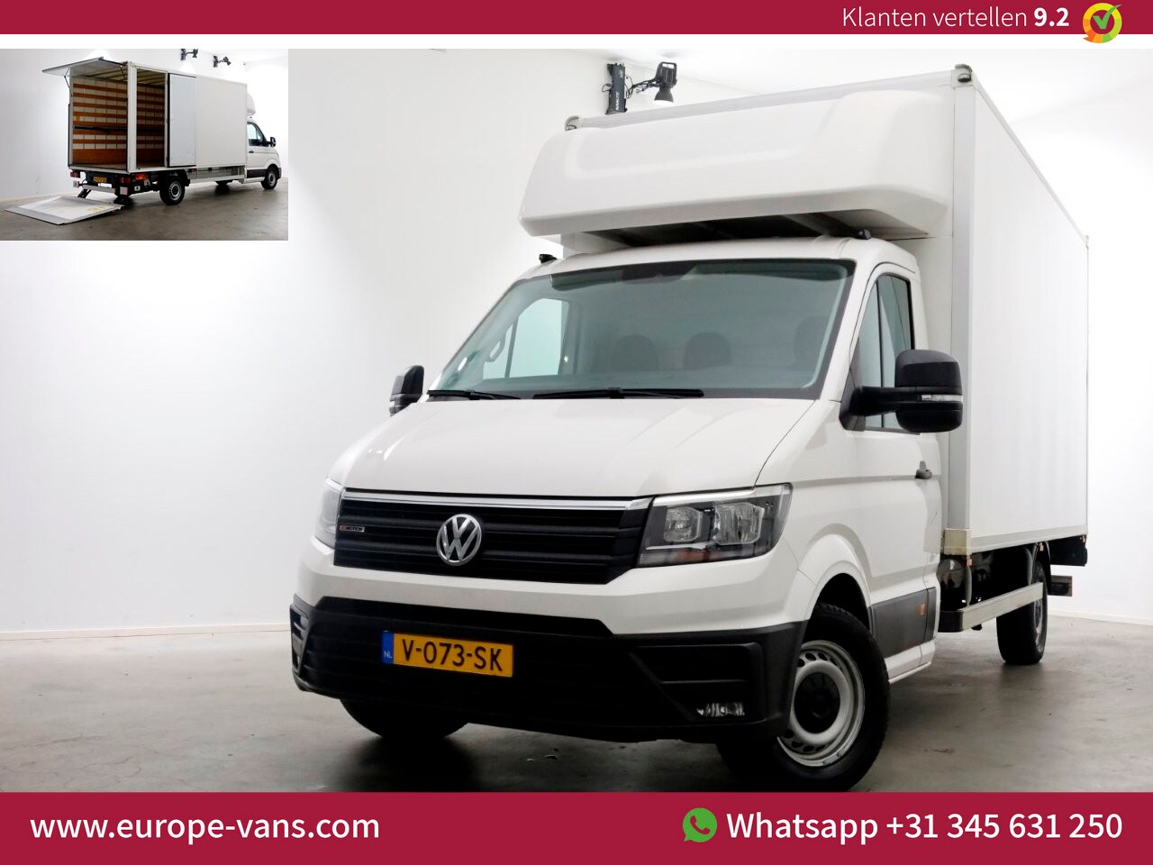 Volkswagen Crafter - 35 2.0 TDI 177pk E6 DSG-Automaat 4Motion 4X4 Bakwagen met laadklep 09-2018 - AutoWereld.nl