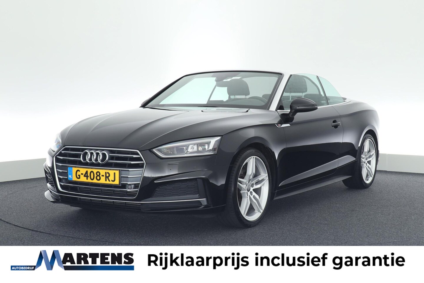 Audi A5 Cabriolet - 2.0 TFSI 190pk S-Tronic S-Line Sport Stoelverwarming Led Navigatie - AutoWereld.nl