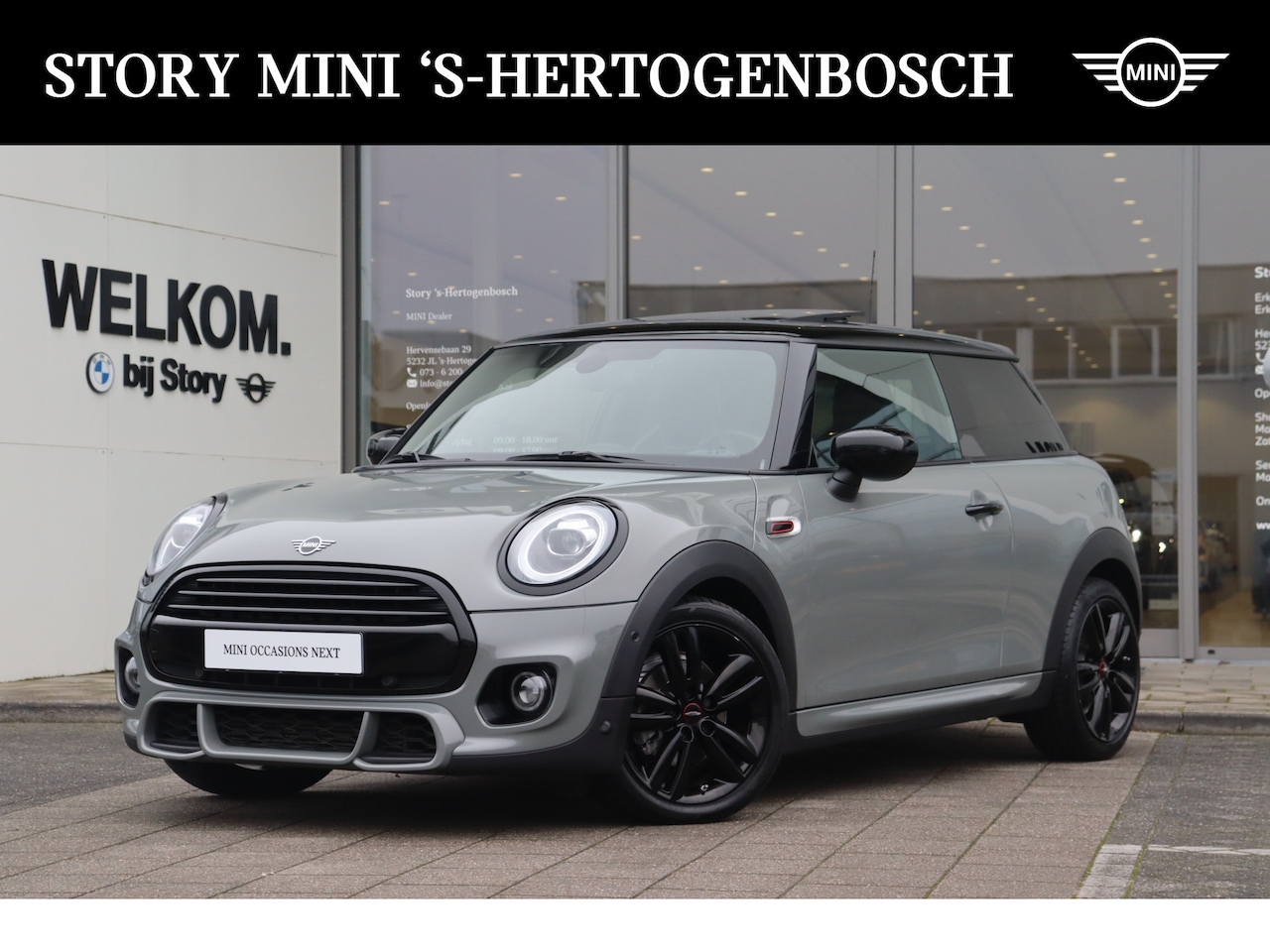 MINI John Cooper Works - Hatchback Cooper Automaat / Panoramadak / Achteruitrijcamera / JCW Sportstoelen / Comfort - AutoWereld.nl