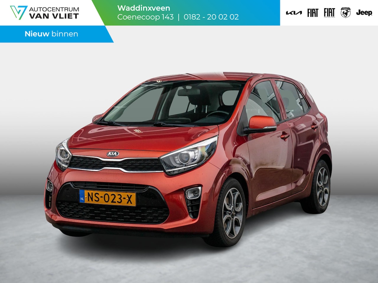 Kia Picanto - 1.0 CVVT First Edition | Climate Controle | Navi | Cruise Controle | bestuurdersstoel in h - AutoWereld.nl