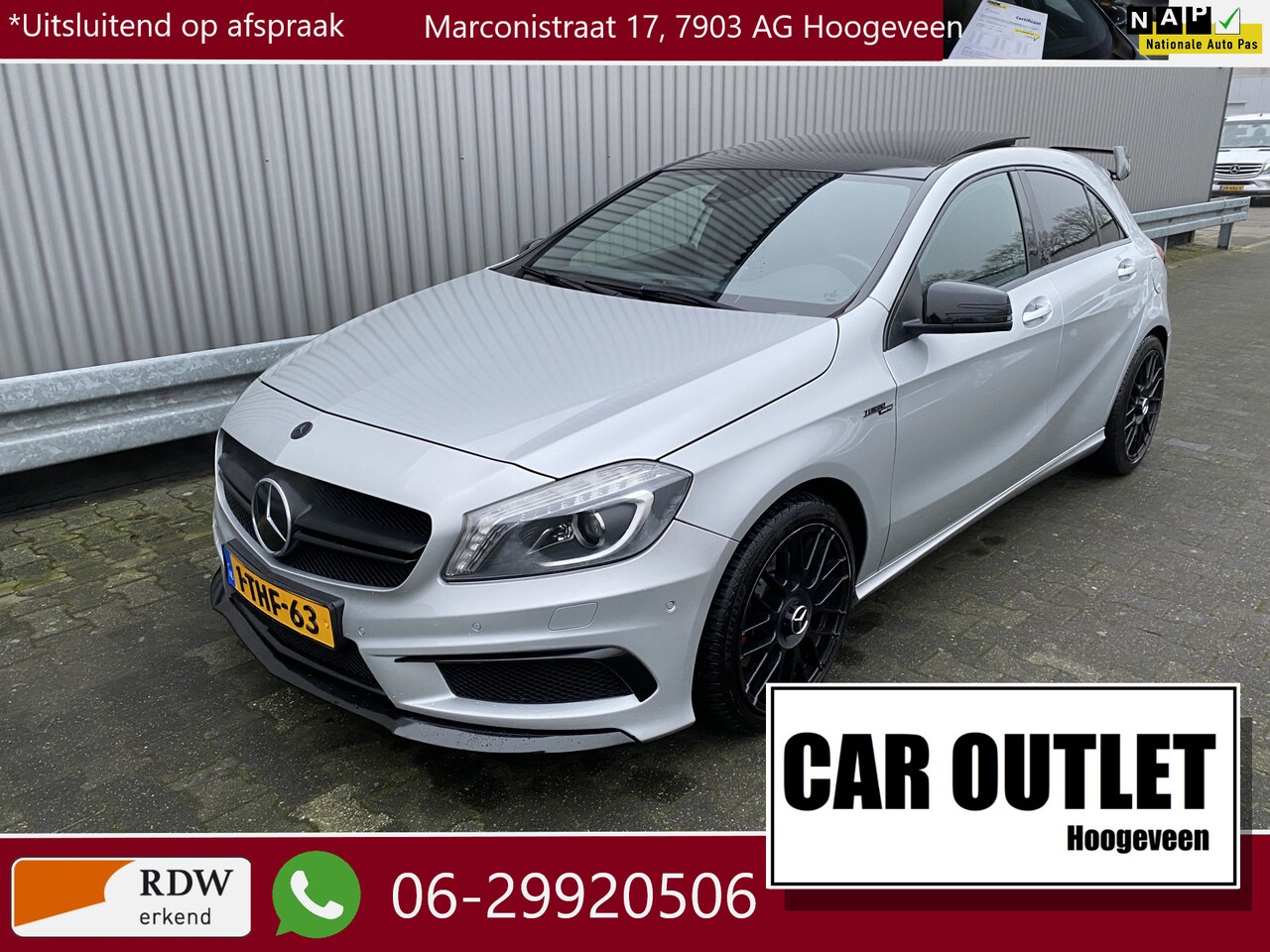 Mercedes-Benz A-klasse - 250 Sport Ambition Turbo 4Matic AUTOMAAT, Navi, Leer, Pano, CC, PDC, Vol! & Nieuwe APK – I - AutoWereld.nl