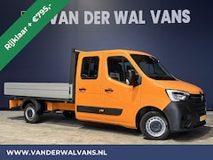 Renault Master - 2.3 dCi 135pk *RIJKLAAR* Pick up Open laadbak Dubbele cabine Euro6 Airco | 7-Zits | 2500kg