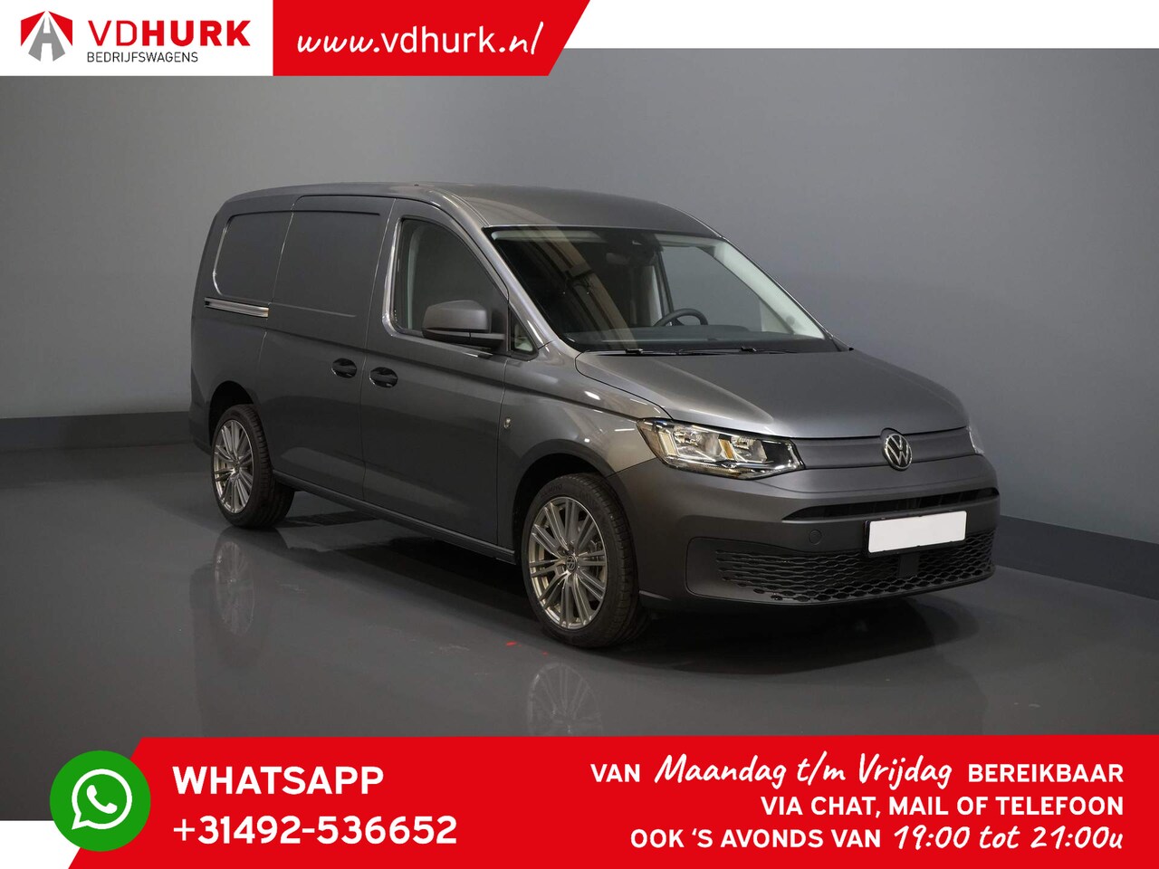 Volkswagen Caddy Cargo Maxi - 2.0 TDI 125 pk DSG Aut. BPM VRIJ/ Virtual Cockpit/ Carplay/ Cruise/ PDC/ Omvormer - AutoWereld.nl