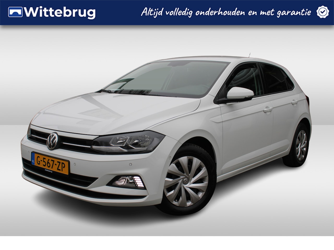 Volkswagen Polo - 1.0 TSI 95pk Comfortline Business DSG Automaat Clima/ Navi/ Parkassist / App Connect / ACC - AutoWereld.nl