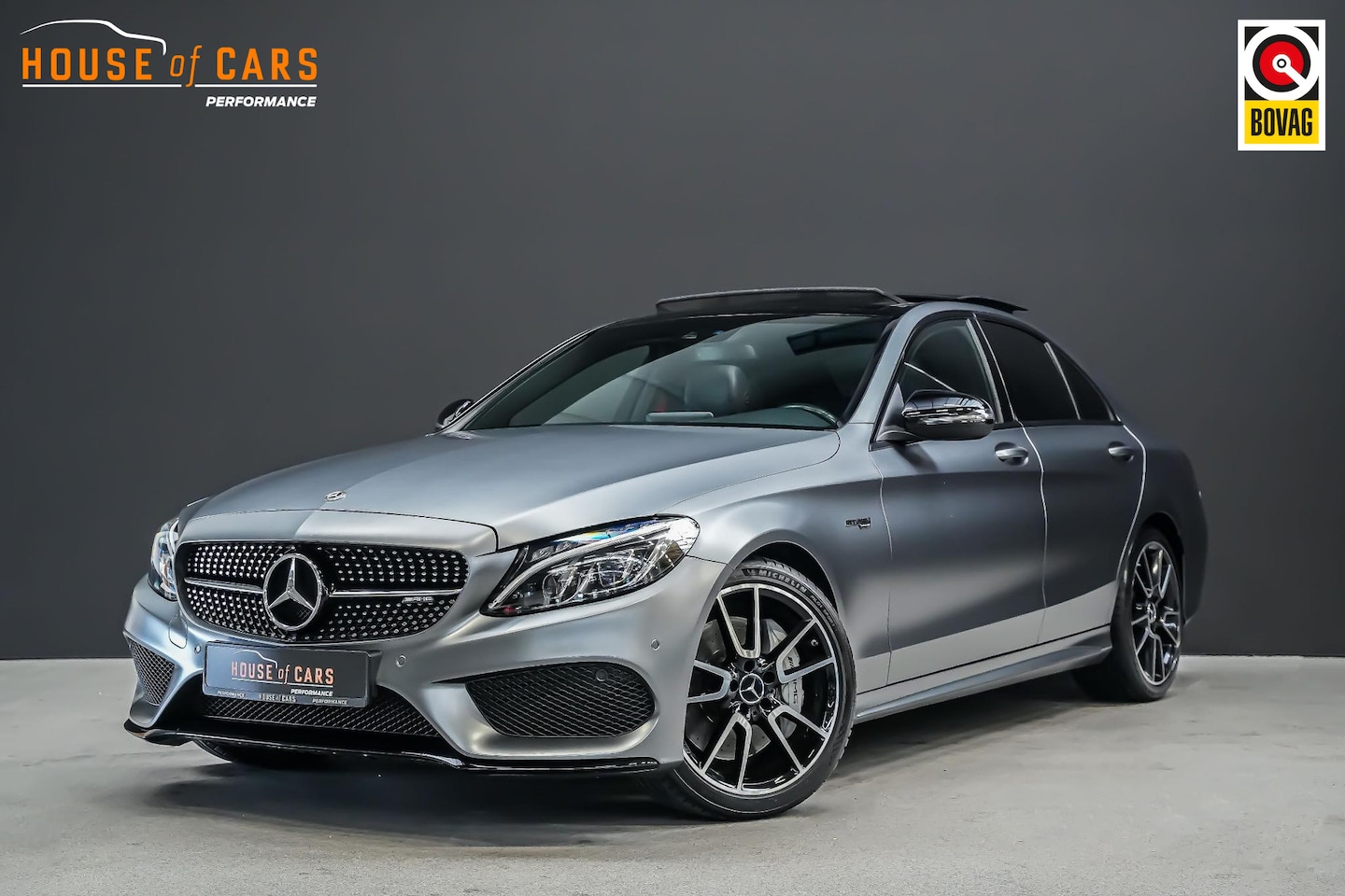 Mercedes-Benz C-klasse - AMG 43 4MATIC |AMG pakket|panoramadak|Burmester|sportuitlaat|elk. stoelen|cruise control|p - AutoWereld.nl