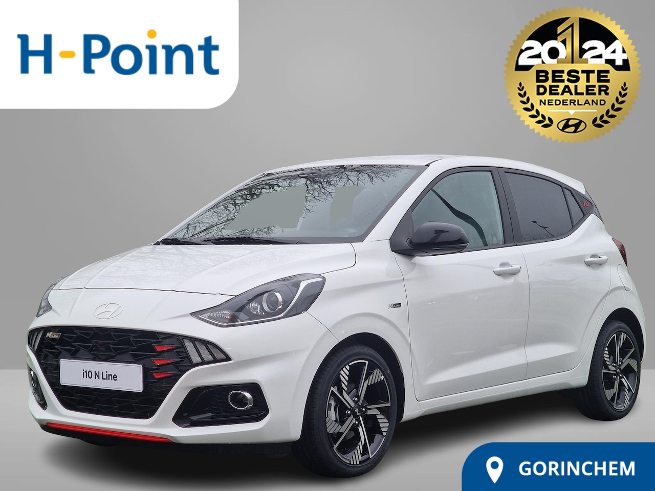 Hyundai i10 - 1.0 T-GDI N Line 5-zits | €2154 KORTING | NIEUW MODEL | CAMERA | SENSOREN | CLIMATE CONTRO - AutoWereld.nl