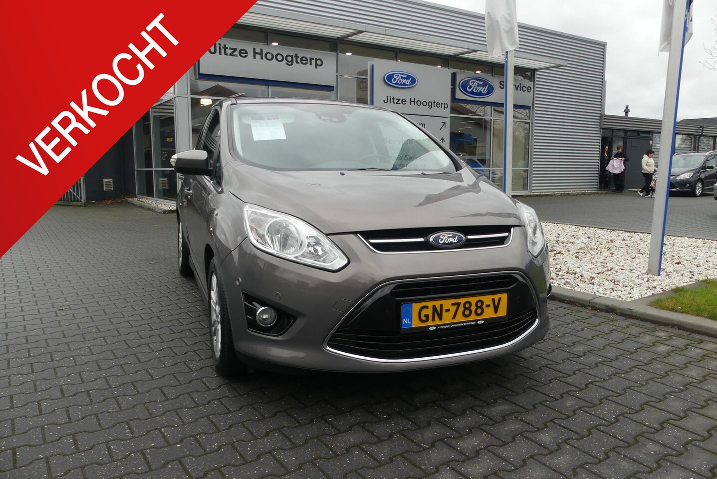 Ford C-Max - 1.6 EcoBoost Titanium NAVI.TREKHAAK 1500KG,CAMERA,WINTER PACK,D riem verv  7/2019,PARKEERH - AutoWereld.nl