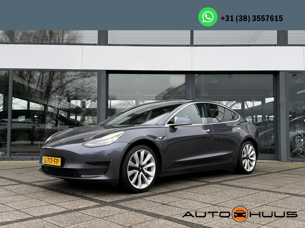 Tesla Model 3 - Range Plus RWD Autopilot Panorama Leder - AutoWereld.nl