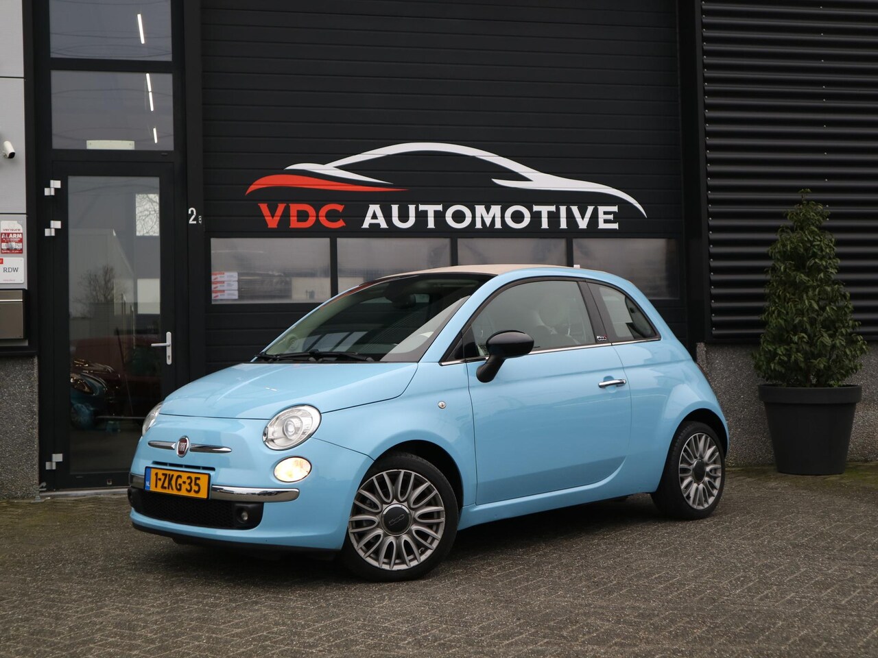 Fiat 500 C - 0.9 TwinAir Turbo Automaat | Bruin Leder | Xenon | Parkeersensoren | Cabriolet | Klimaatre - AutoWereld.nl