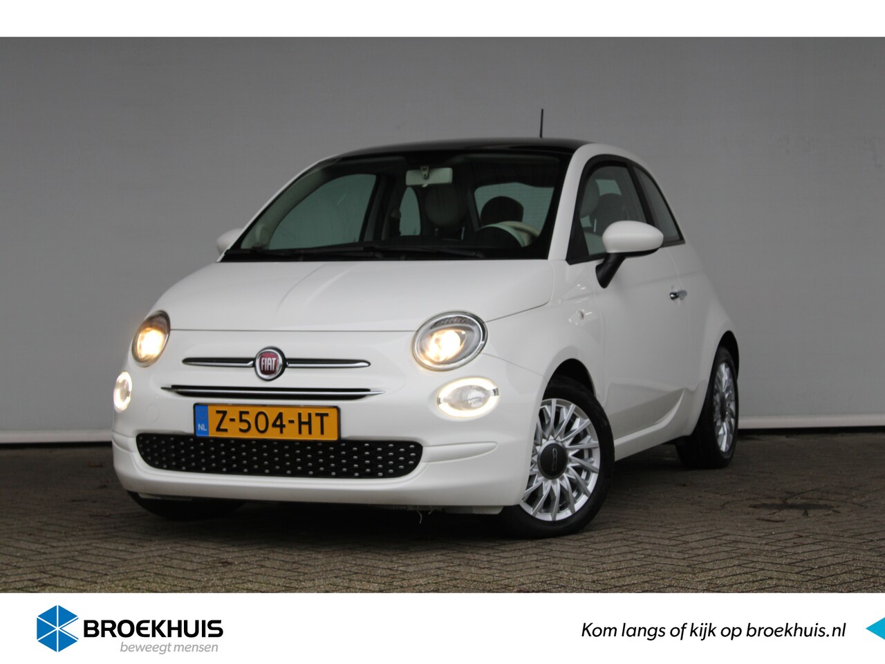 Fiat 500 - 1.0 Hybrid Star | Bluetooth | Pano dak | Lichtmetalen velgen | - AutoWereld.nl