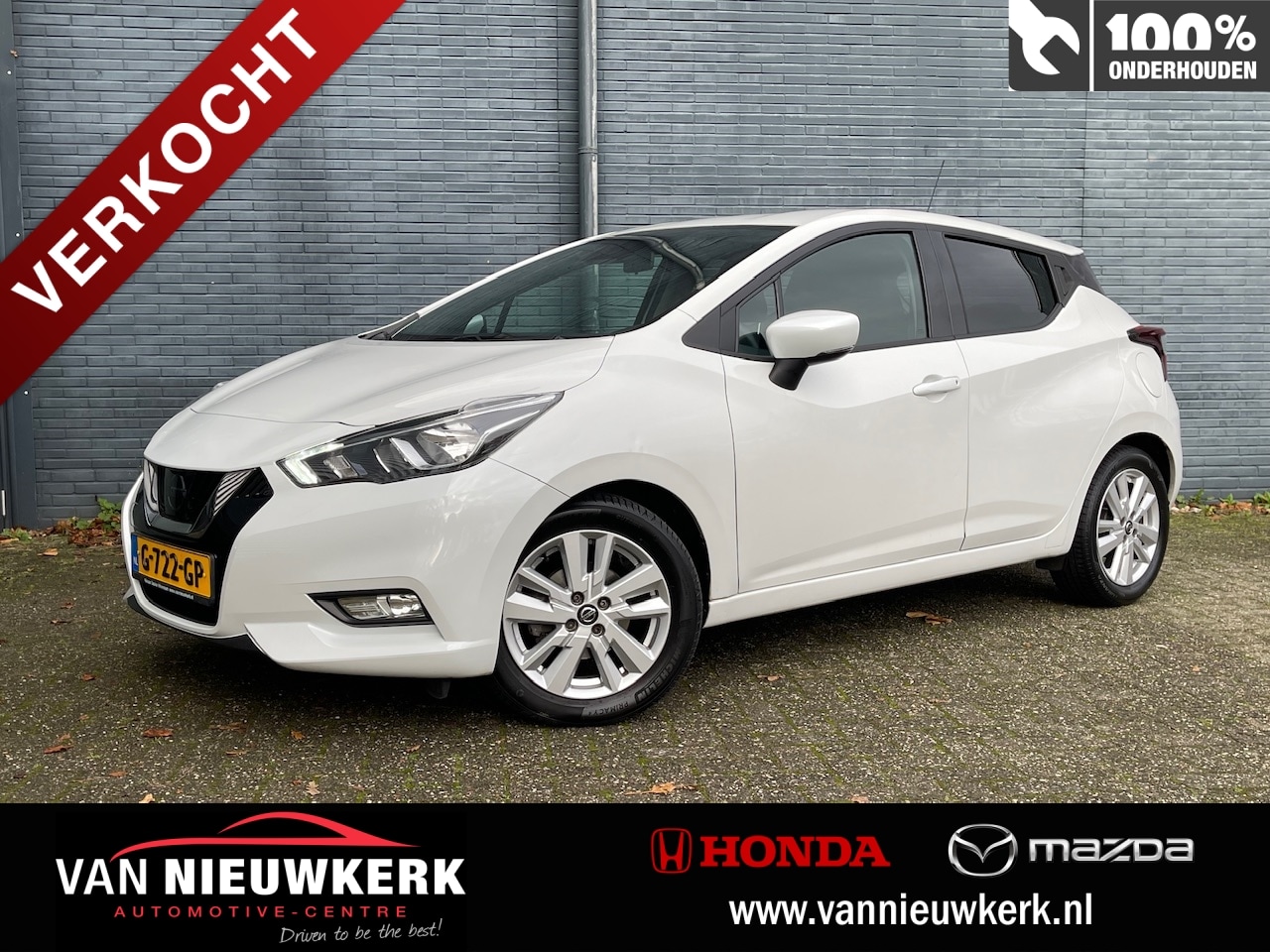 Nissan Micra - 1.0 IG-T 100pk N-Connecta | Carplay | Cruisecontrol | Lichtmetalen Velgen | Parkeersensore - AutoWereld.nl