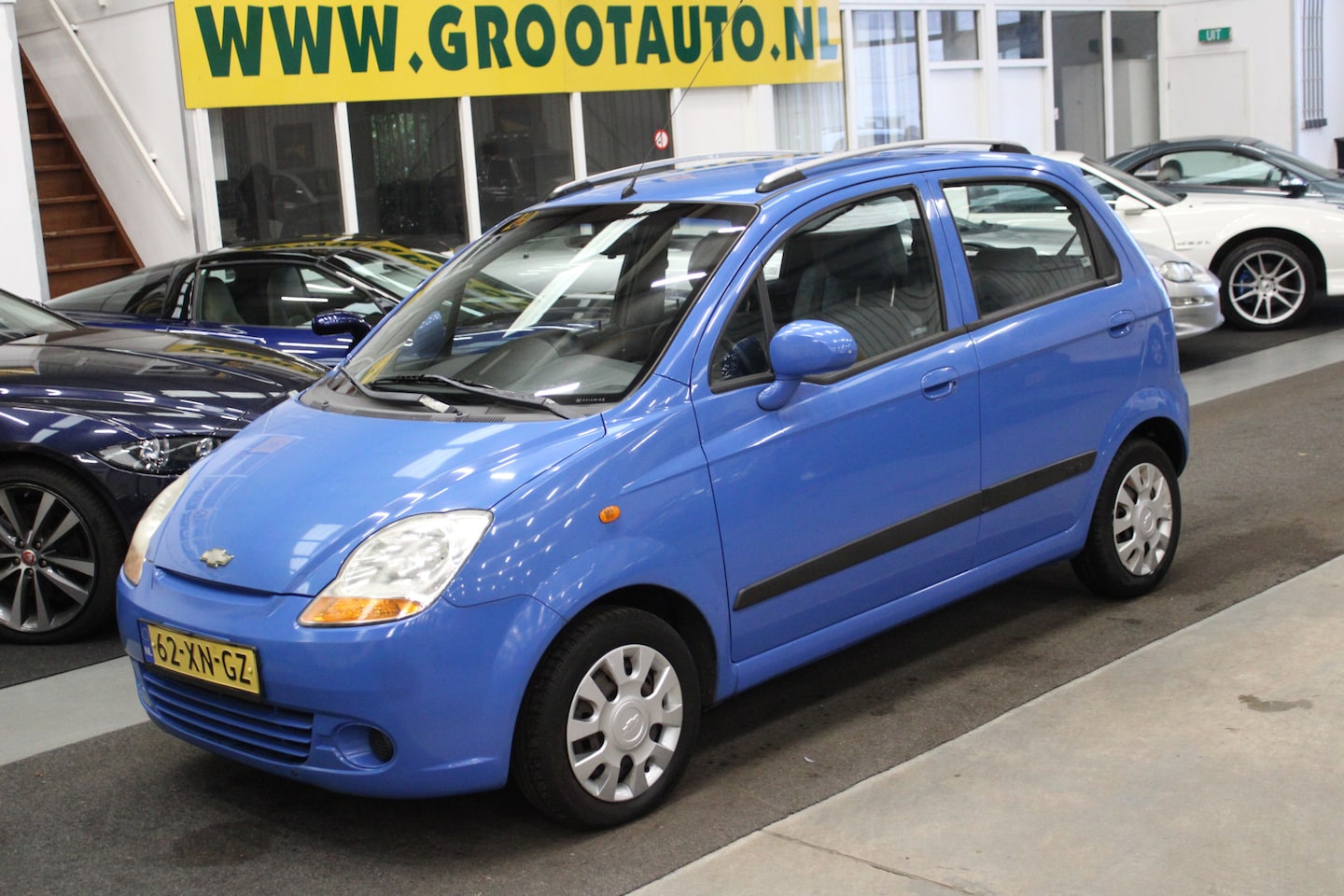 Chevrolet Matiz - 1.0 Class 54.273km NAP, Airco, 5drs, Stuurbekrachtiging - AutoWereld.nl