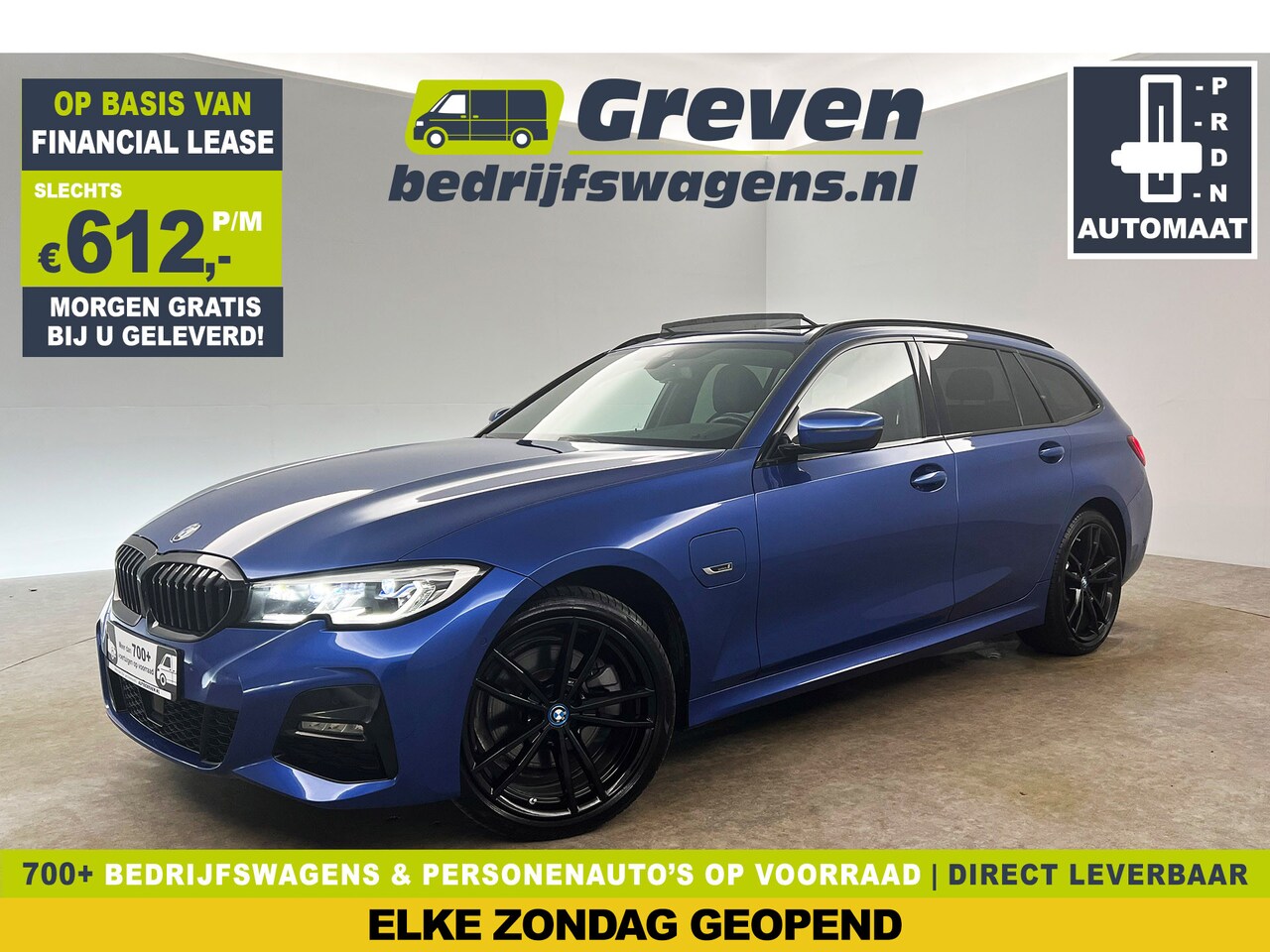 BMW 3-serie Touring - 320e X-Drive M-Sport Automaat 238PK Sfeer Pano Clima LED Cruise Camera Carplay Navi Trekha - AutoWereld.nl