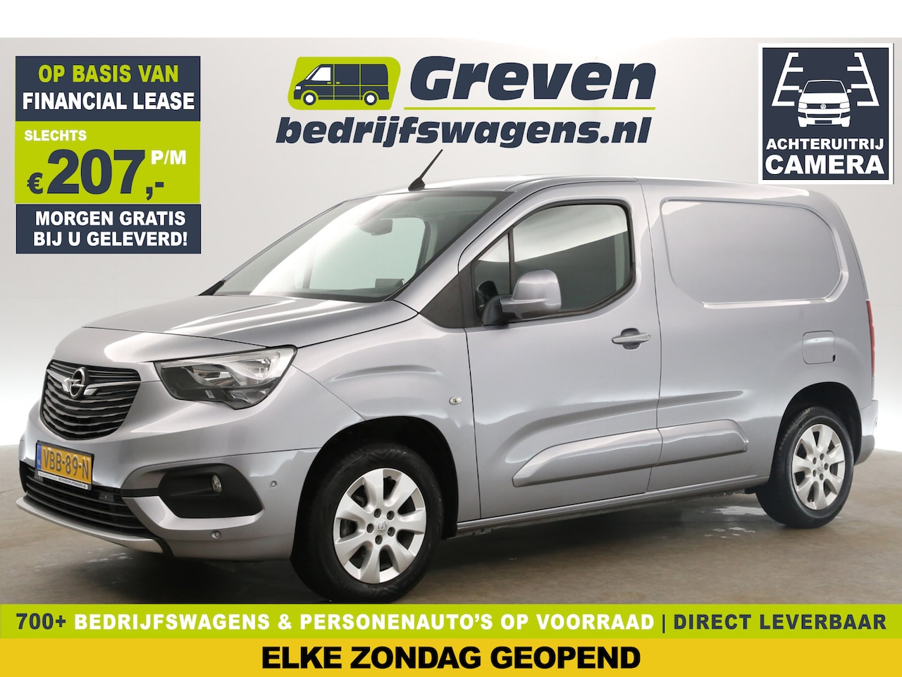 Opel Combo - 1.5D L1H1 Airco Cruise Camera Carplay Navi 16"LMV LED PDC Stuurverwarming Trekhaak - AutoWereld.nl