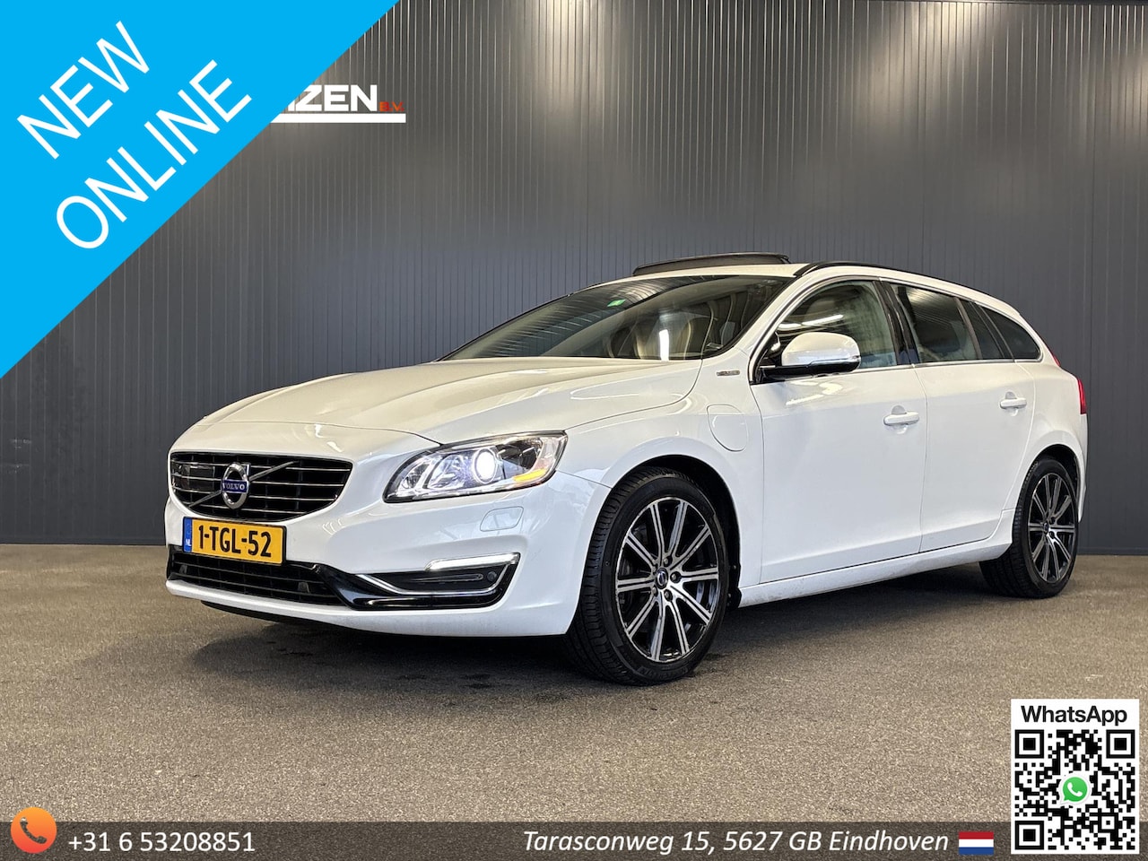 Volvo V60 - 2.4 D6 AWD Plug-In Hybrid Summum | Pano | Leder | Climate | Cruise | Navi | PDC | Stoel/St - AutoWereld.nl