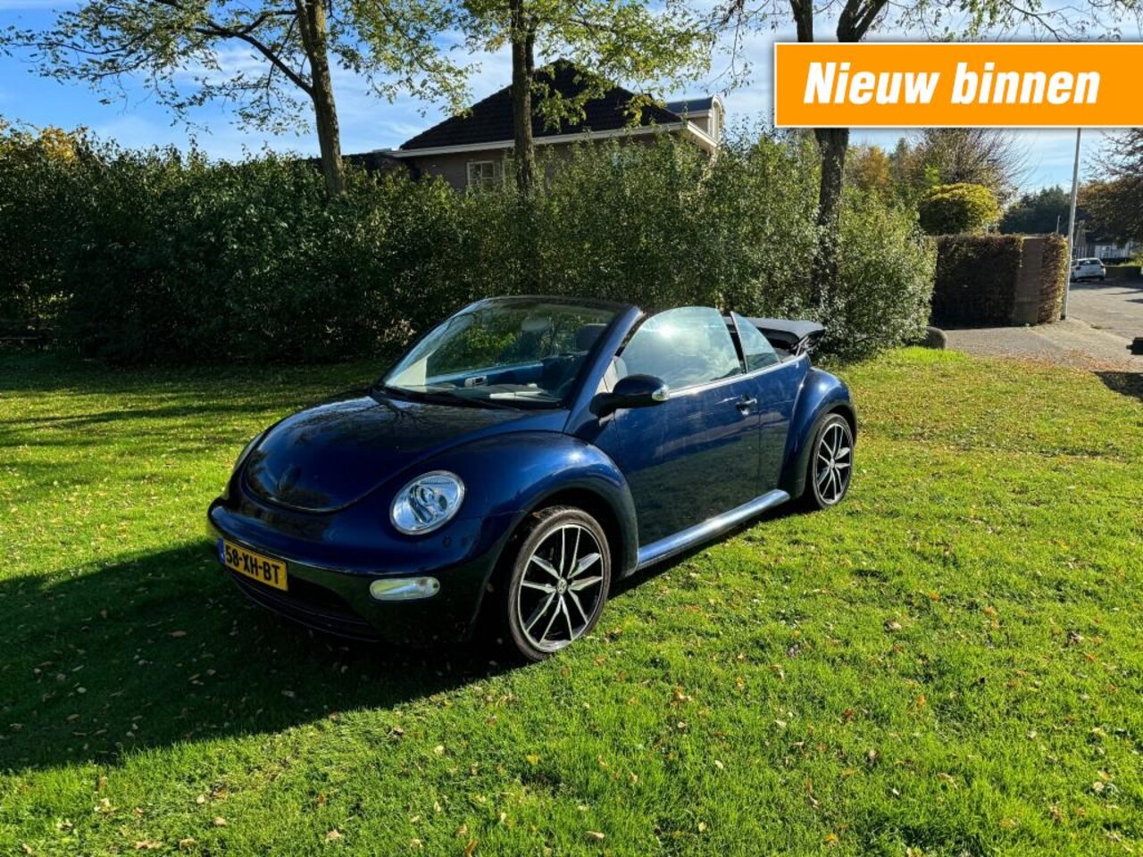 Volkswagen Beetle Cabriolet - 1.6 cabriolet - airco - nieuwe cabriokap - zeer nette staat - AutoWereld.nl