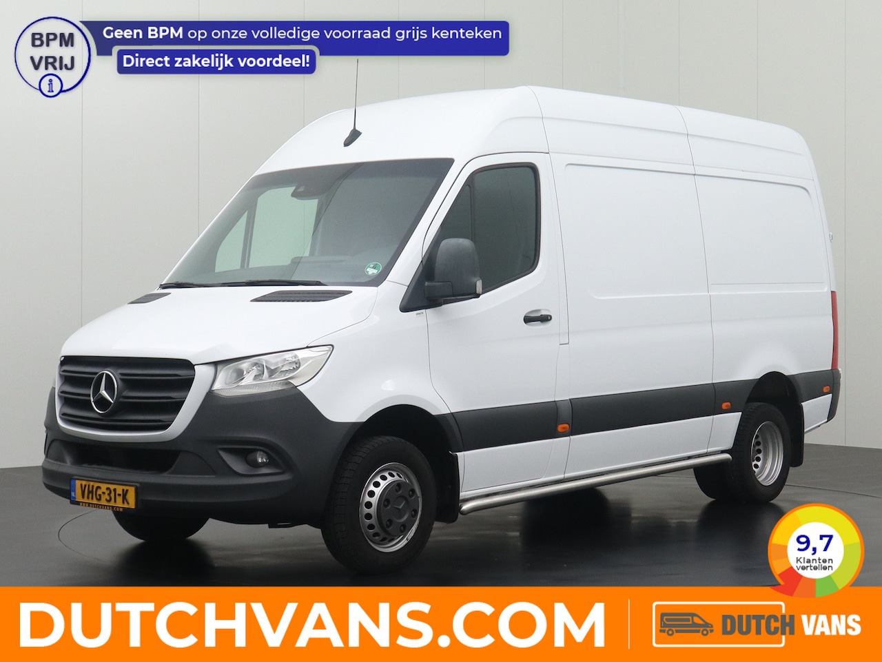 Mercedes-Benz Sprinter - 514CDI L2H2 Dubbellucht | Camera | Navigatie | Multimedia | Airco | Cruise - AutoWereld.nl