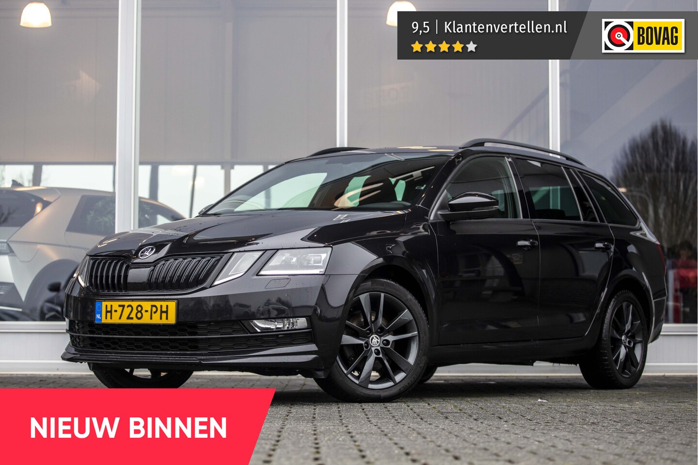 Skoda Octavia Combi - 1.5 TSI Greentech Sport Business | Automaat | LED | Carplay | NL Auto - AutoWereld.nl