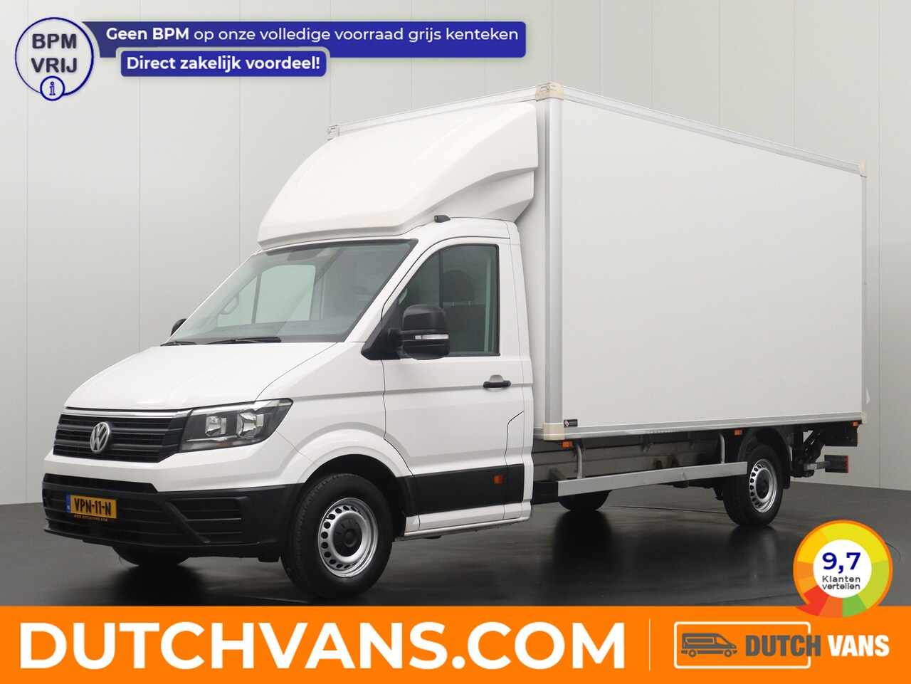 Volkswagen Crafter - 2.0TDI 140PK DSG Automaat Bakwagen+Laadklep - AutoWereld.nl