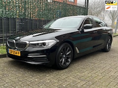 BMW 5-serie - 520i 184PK 2018 AUT Zwart NAP|XENON|2E EIG