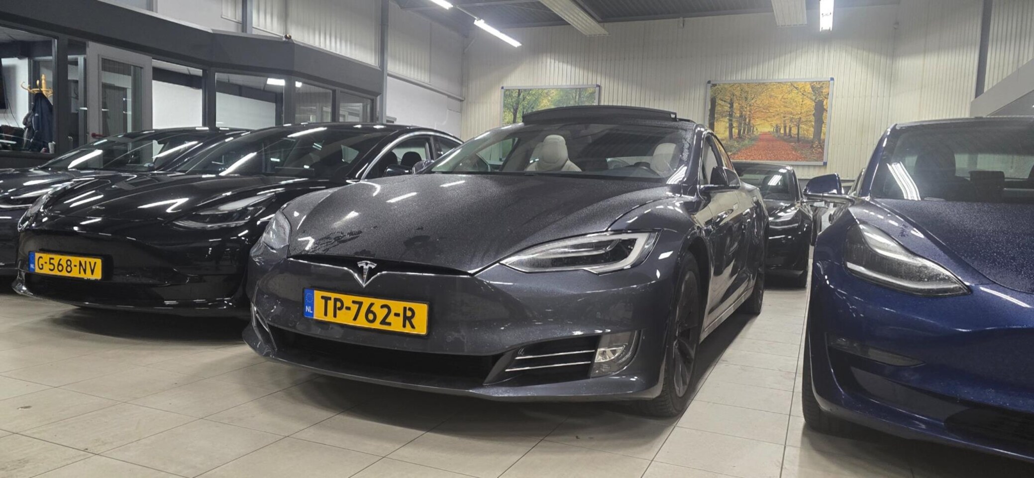 Tesla Model S - 75d All-wheel drive Luxe lerenbekleding - AutoWereld.nl