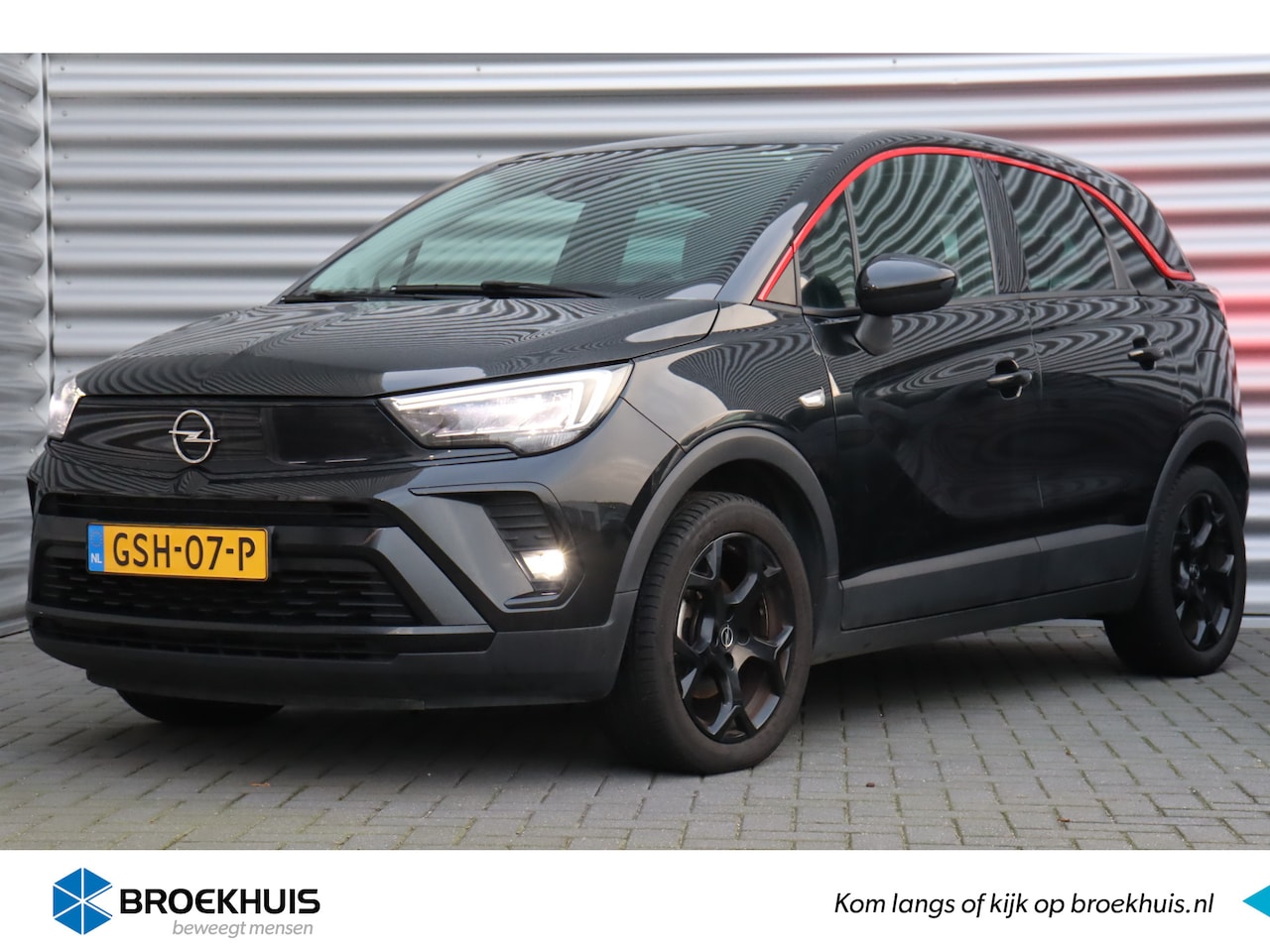 Opel Crossland - 1.2 TURBO 130PK GS-LINE LEVEL 4 AUTOMAAT / NAVI / LEDER / CLIMA / AGR / 17" LMV / CAMERA / - AutoWereld.nl