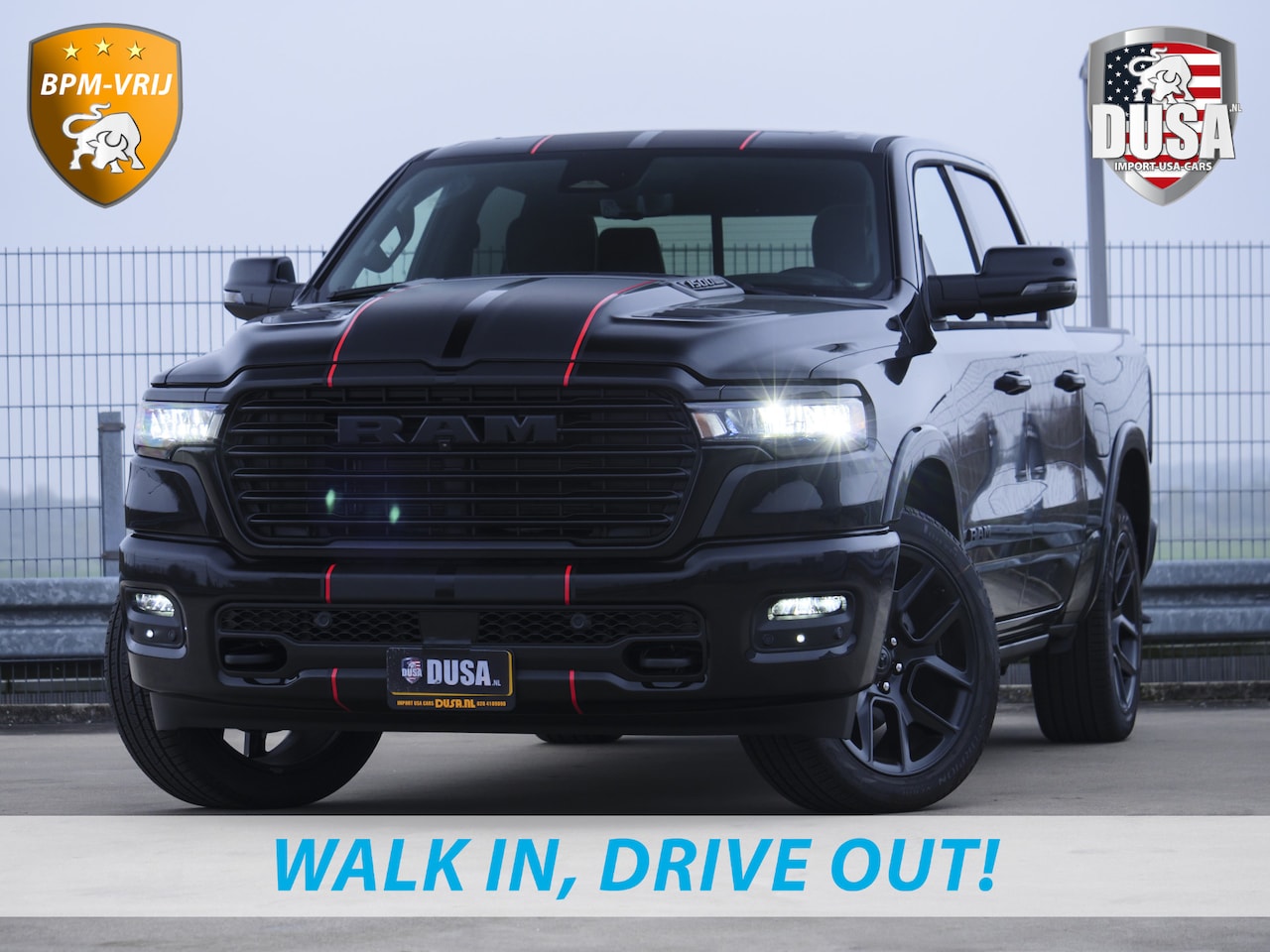 Dodge Ram 1500 - | Laramie | Night Edition | 3.0L I6 Hurricane | Crew Cab | 4X4 | INCL BPM-VOORDEEL | Nivea - AutoWereld.nl