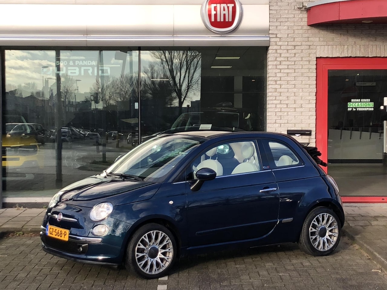 Fiat 500 C - TwinAir Turbo 80 Lounge CLIMATE|PDC|16"|BLUETOOTH - AutoWereld.nl