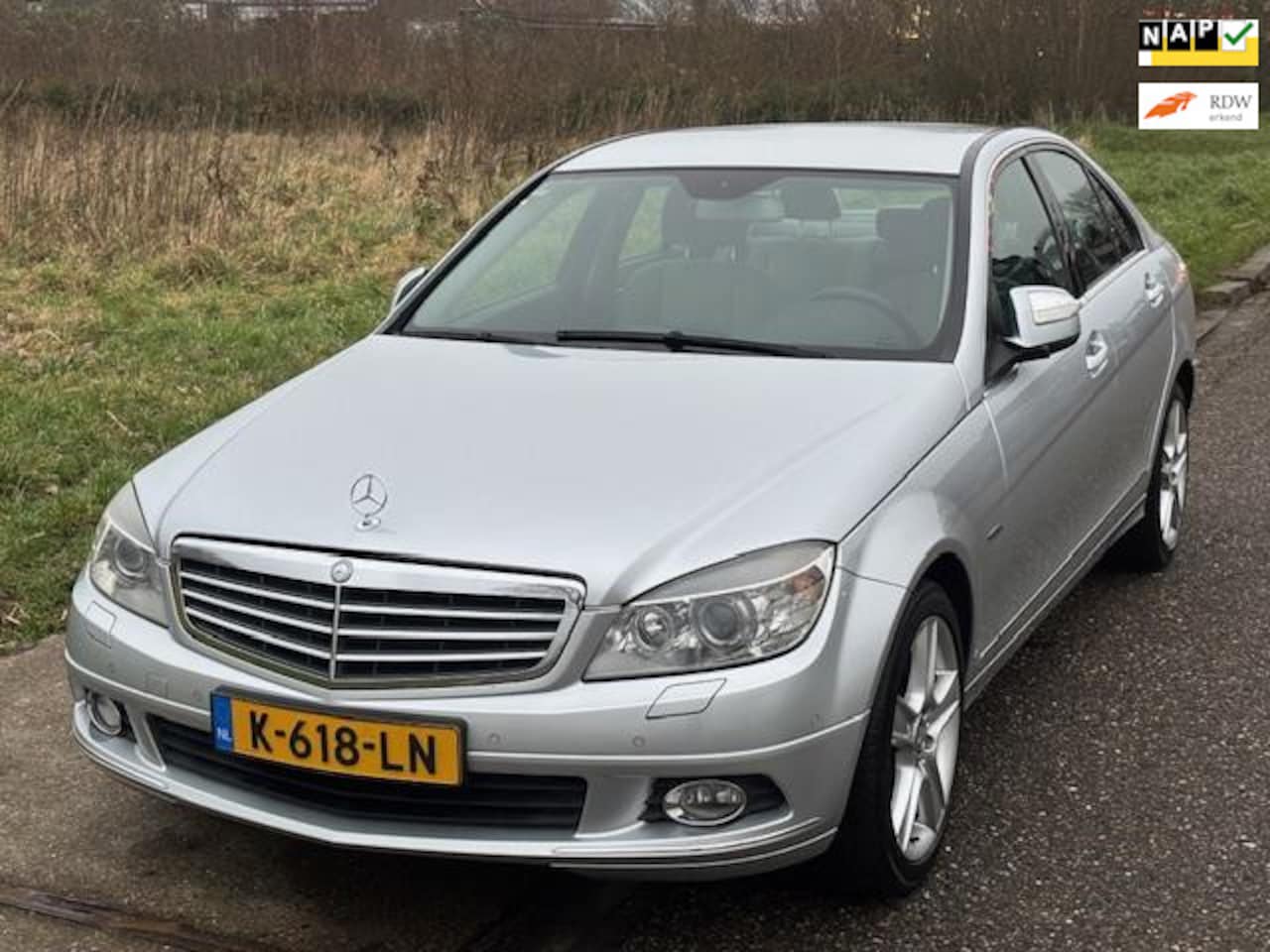 Mercedes-Benz C-klasse - 200 K Avantgarde Aut. ECC Audio-CD/MP3 Navi Cruisecontrol El. pakket LMV 17" Xenon ESP Dea - AutoWereld.nl