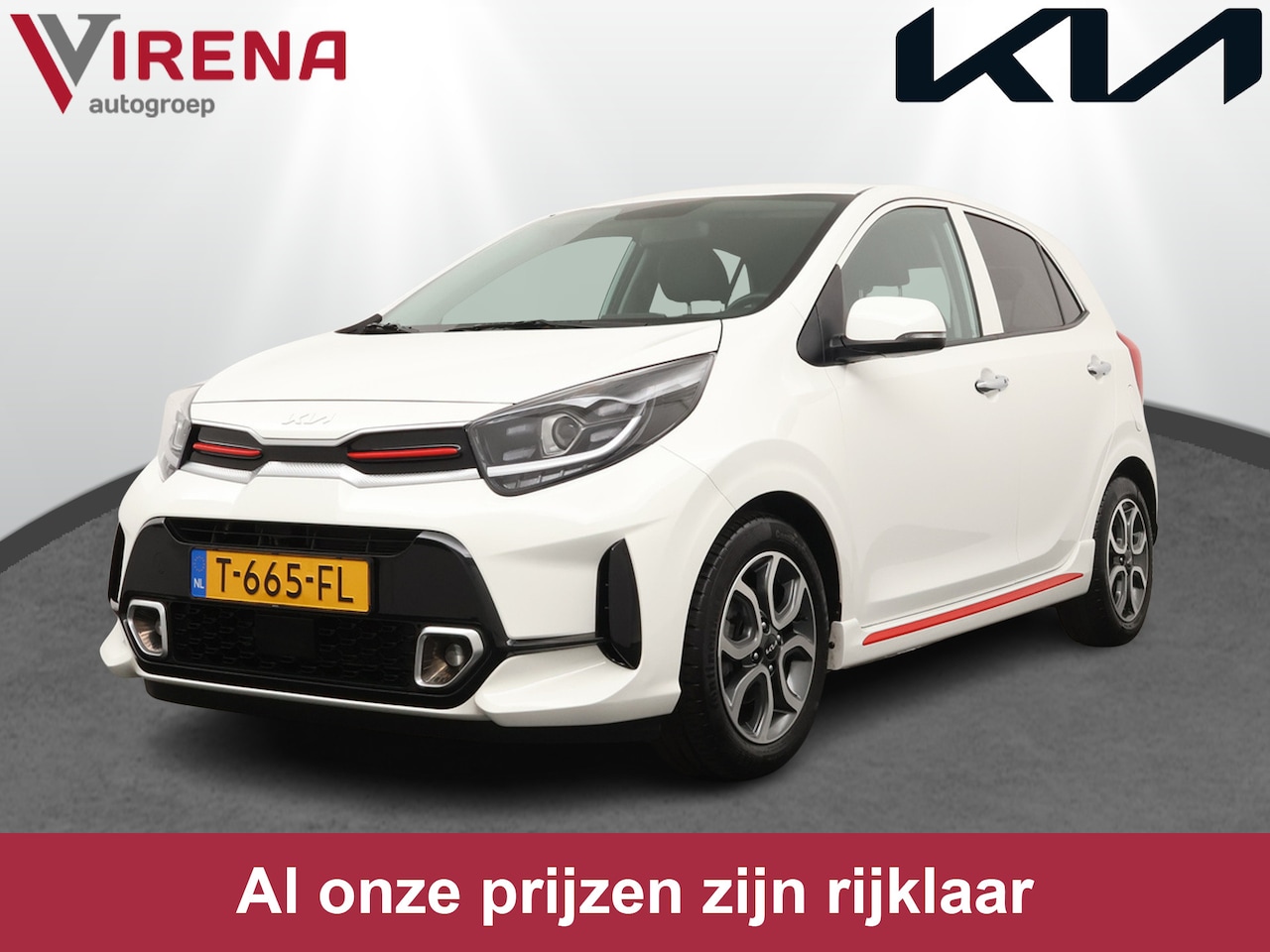 Kia Picanto - 1.0 DPi GT-Line Automaat - Navigatie - Apple CarPlay/Android Auto - Cruise Control - Clima - AutoWereld.nl