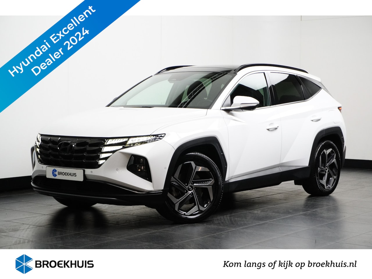 Hyundai Tucson - 1.6 T-GDI PHEV Premium Sky 4WD | Afn. Trekhaak | Panoramisch Schuif-kanteldak | - AutoWereld.nl