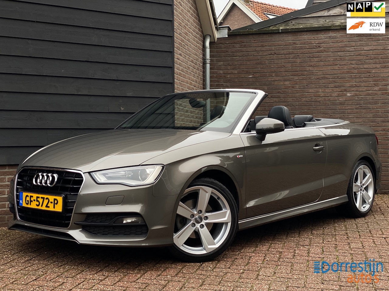 Audi A3 Cabriolet - 1.4 TFSI CoD 3x S-Line/Leder/Navigatie/Stoelverwarming/NAP - AutoWereld.nl