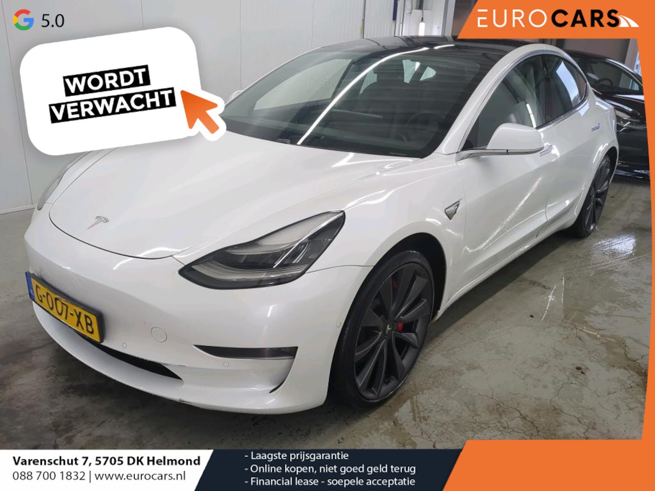 Tesla Model 3 - Performance AWD 75 kWh Autopilot + Full Self Driving Panoramadak Leder 20" Wheels PDC VA C - AutoWereld.nl