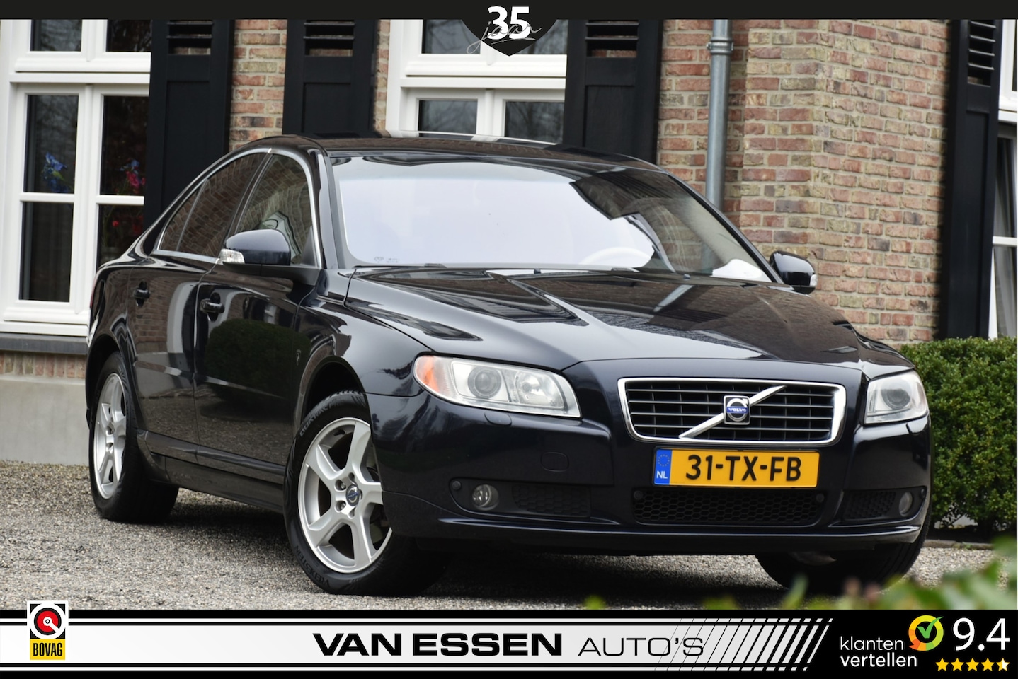 Volvo S80 - 2.5 T Momentum Automaat Leder PDC Trekhaak Nieuwe APK NL-Auto! - AutoWereld.nl