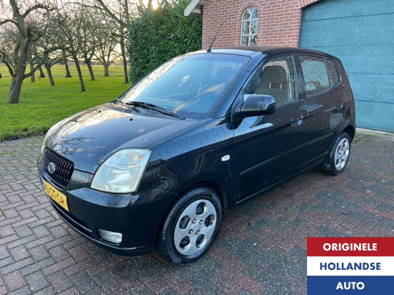 Kia Picanto - 1.1 EX Zwart Automaat Airco Exclusive - AutoWereld.nl